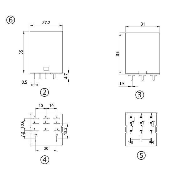 Welded type terminal