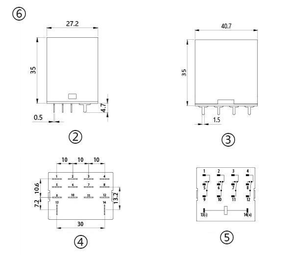 Welded type terminal