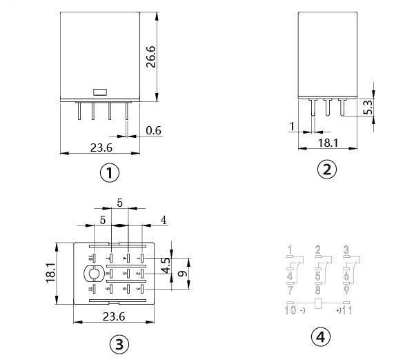 Dimension and installation