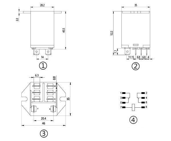 Socket type terminal