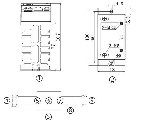 Dimension and installation