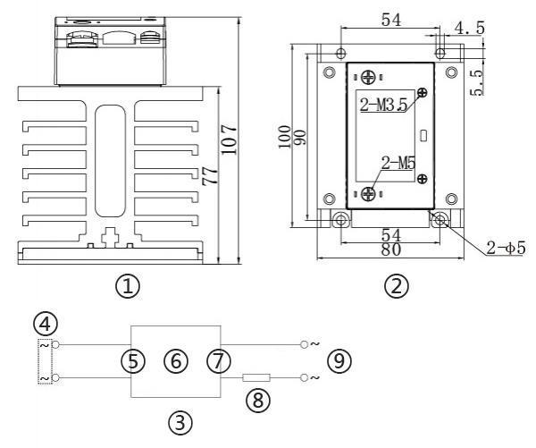 Dimension and installation