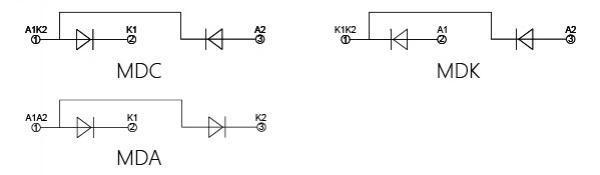 Wiring diagram (MDC MDK MDA )