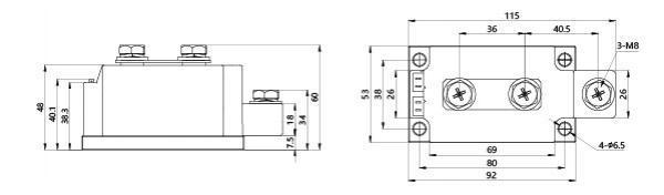 Dimension and installation style