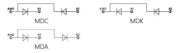 Wiring diagram (MDC MDK MDA )