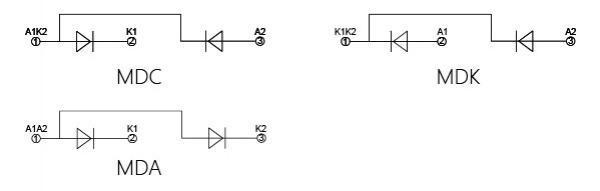 Wiring diagram (MDC MDK MDA )