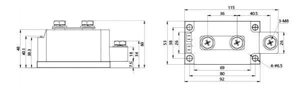 Dimension and installation style