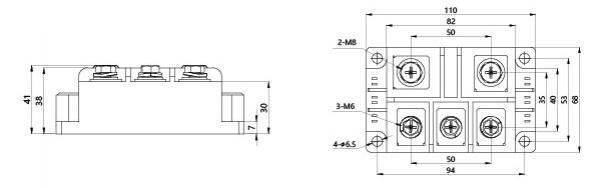 Dimension and installation style