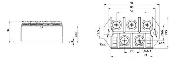 Dimension and installation style