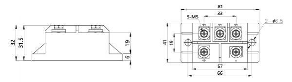 Dimension and installation style