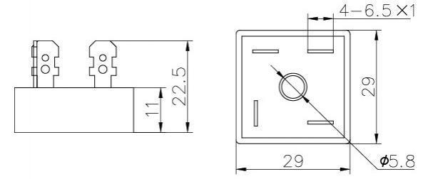 Dimension and installation style