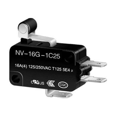 NV-16G1 short roller lever snap action switch