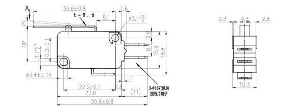 NV-16Z1/21Z1 Mini Micro switch