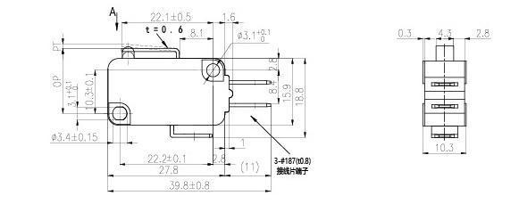 NV-16/21 Push Button Micro switch