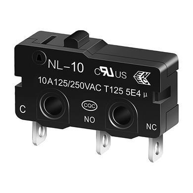 NL-10 push button miniature snap action switch